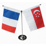 OEM Promotional Countries Polyester Office Decorative Table Flag