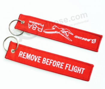 사용자 지정 키 링 자 수 태그 비행 키 체인 도매