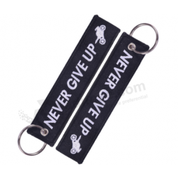 Personalized gifts embroidered key tag with logo