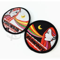 Hot selling custom embroidery cloth badges patches
