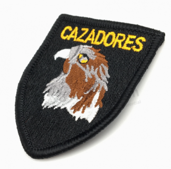 Logo embroidered military patch for uniform wholesale