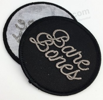 Emblema de marca de bordado logo patch bordado para vestuário