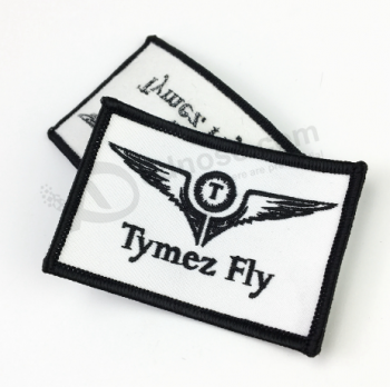 Logo embroidered patches embroidery emblem for sale