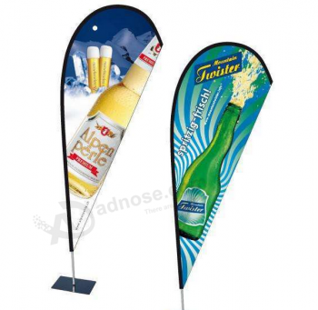 Factory Wholesale Custom Windproof Teardrop Flag