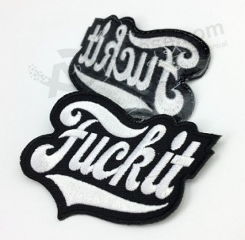 Cheap Wholesale Clothing Brand Custom Name woven patch