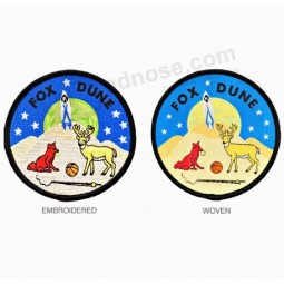 Child Cartoon Patches Main Woven Patch For Clothing