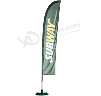 высокое качество swooper флаг пользовательских перьев флаг оптовой