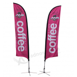 Custom Outdoor Banner Flags Feather Swooper Flag with any size