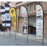 Printed Feather Flags Wholesale Custom Swooper Flags