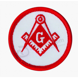 Customized logo embroidered patch woven badge