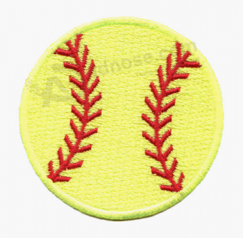 スポーツパッチの野球のパッチ刺繍アイアン