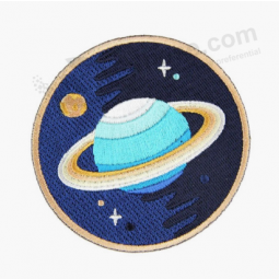 Bulk cheap custom embroidery garment round patches