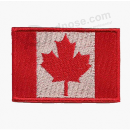 Embroidery national flags patch canada flag patch