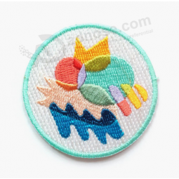 Cartoon embroidery textile patch stick-on embroidered patches