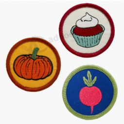 Garment applique badge custom embroidery textile patches