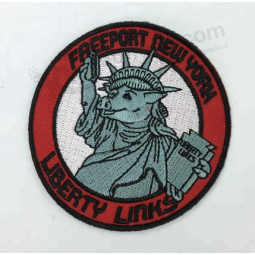 Garment embroidered patches custom iron on woven patch
