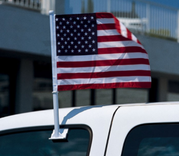 Populäres Polyester-Autofenster-Amerika-Flaggengroßhandel