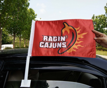 Decoración barata de la promoción que anuncia la bandera de la ventana del coche