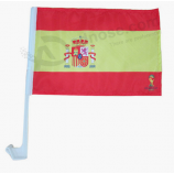 Best Selling Polyester Car Window Spain Flags with high quality and any size