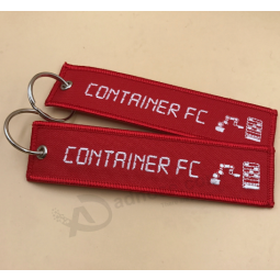 Professional China Wholesale custom embroidered key tags