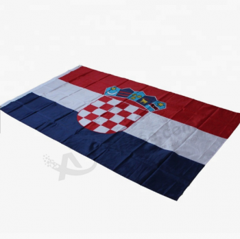 Polyester 3 x 5 Fußweltmarkierungsfahnen bendera Kroatien Flagge