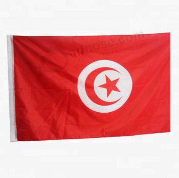 Drapeau tunisie bannières décoratives en plein air drapeau national de suspension