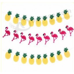 9шт/набор фламинго баннер ананас баннер холостяцкая вечеринка гирлянда баннеры гавайская вечеринка фламинго украшения