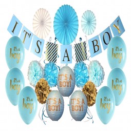 Baby shower decoraties voor de decoratie kit jongen