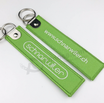 Professionelle Stickerei Hersteller benutzerdefinierte billige Schlüssel hängen Tags