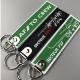 Manufacturer Wholesale Promotional Custom Made Fabric Key Tag