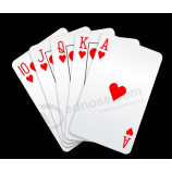 En gros jouer aux cartes de poker carte à jouer personnalisée