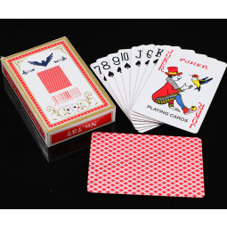 Cartões de jogo de acabamento liso, cartões de pôquer de estoque de cartão de qualidade superior