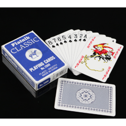 Carte da gioco in carta nucleo blu personalizzato, carte nucleo blu