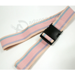 Nylon woven luggage belt with lock baggage belt
