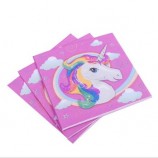 Servilleta caliente 20pcs del unicornio de la venta para las fuentes del banquete de boda del cumpleaños