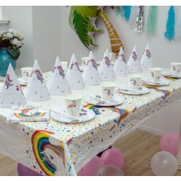 Placa del partido del unicornio de la venta caliente para casar el cumpleaños de la fiesta de bienvenida al bebé