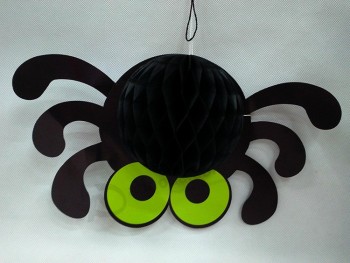 Halloween Decoration Spider Honeycomb ball