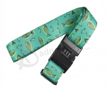 Fashion Travel Luggage Suitcase Strap with Secure Lock