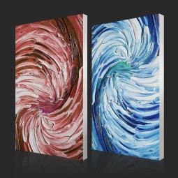 NO,CX001 Nebulae Vortex-Red Color, Abstract Oil Painting Art for Sale， Living Room Bedroom Decorative Painting,