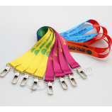 Factory Sale Colorful Colored Metal Rock Band Lanyards