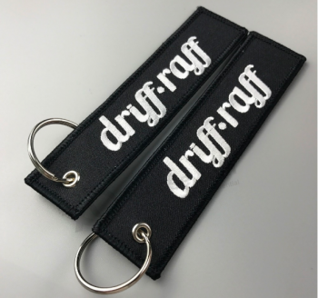 3厘米 fashion Custom Embroidery Key Tag for keys