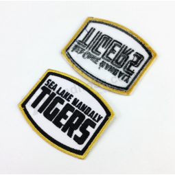 Custom your own logo embroidered badge for clothing