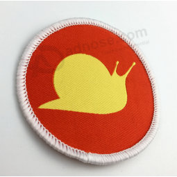 Child Cartoon Patches Clothing Label Woven Iron Label For Jackets