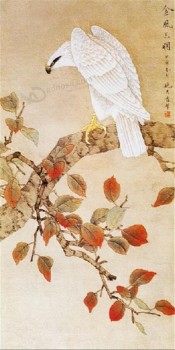 B163 pintura de pared moderna del pájaro y del árbol del pájaro para la pintura de la tinta de la decoración del pórtico