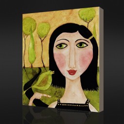 Non, cx033 femme image abstraite peinture à l'huile décoration pour chambre salon