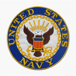 Personalizado parche bordado tejido ejército de la armada de Estados Unidos