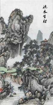 Pintura a tinta b183 de la pintura china tradicional para la decoración del hogar