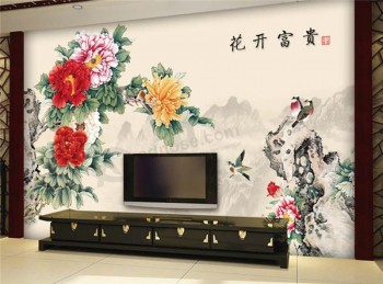 B186 stampa di pittura cinese di pittura a inchiostro paesaggistico per la decorazione domestica