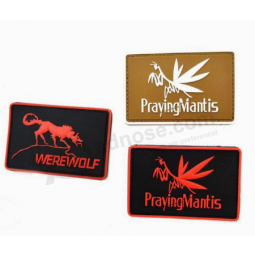 Parches de pvc personalizados de marca de fábrica de silicona de logotipo personalizado