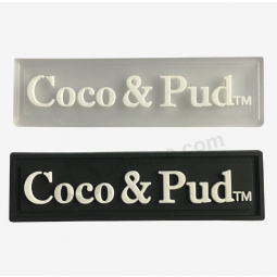 Brand Name Logo Patch Garment Rubber Patch Labels for Clothing